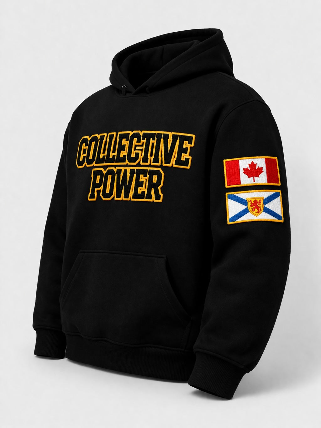 Collective Origins Hoodie — Black