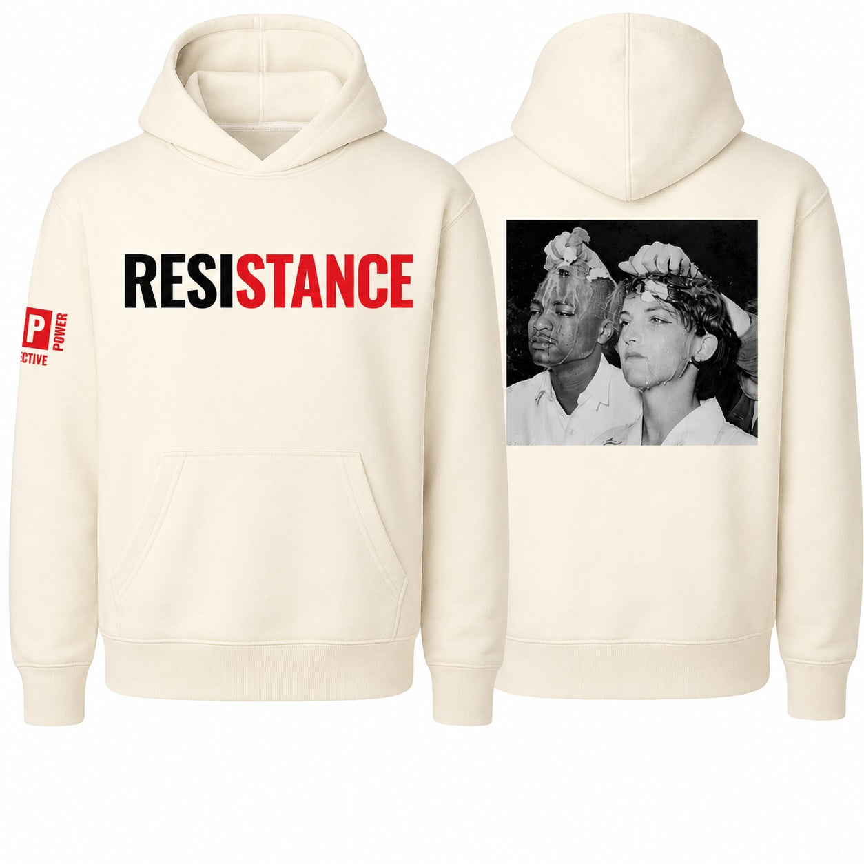 Collective Stories Hoodie Sit-in - Cream